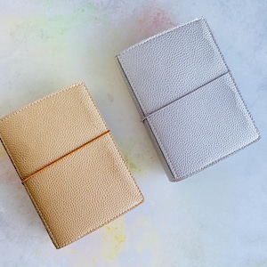 Handmade Textured Faux Leather Planner cover. Traveler’s notebook cover. Vegan leather planner cover. Ring planner cover. Planner cover. TN