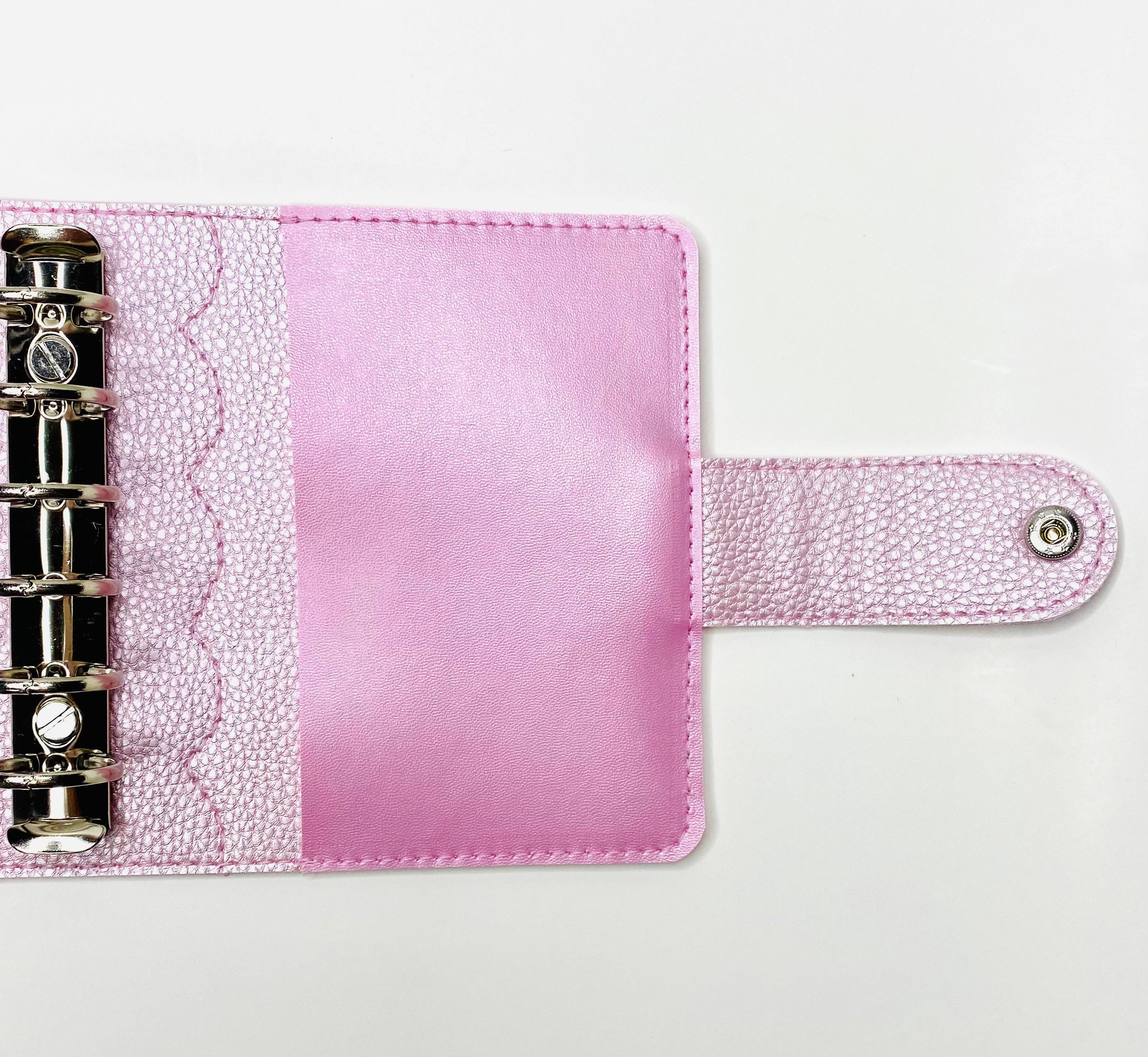 Pocket size planner with 25mm rings. A7 Faux leather planner. Etsy