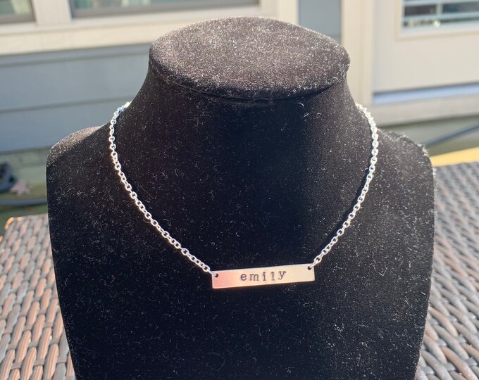 SALE 25/% OFF custom metal necklace