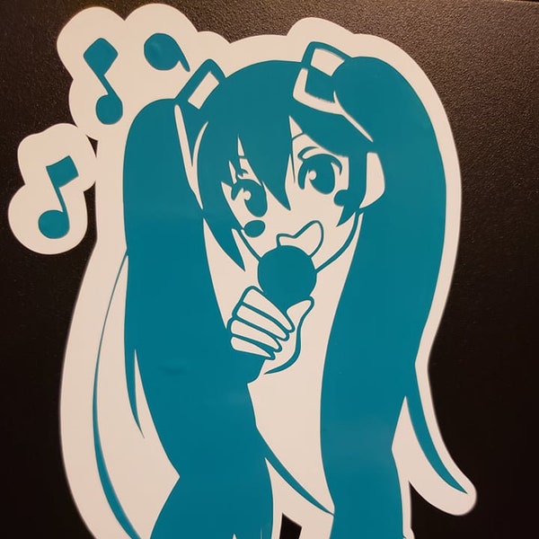Vocaloid Hatsune Miku SVG picture vinyl