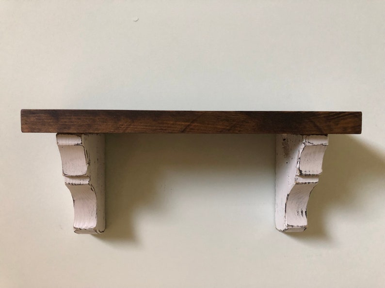 Farmhouse Corbel Shelf / Rustic Shelf With Corbels / Kitchen Etsy