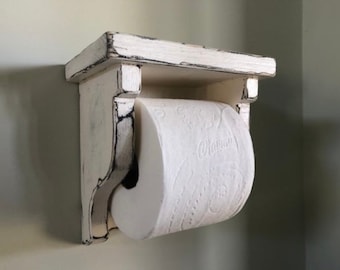 Toilet Tissue Holder / Toilet Paper Holder / Toilet Paper Dispenser / Country Bathroom Decor / Farmhouse Decor / Bathroom Decor