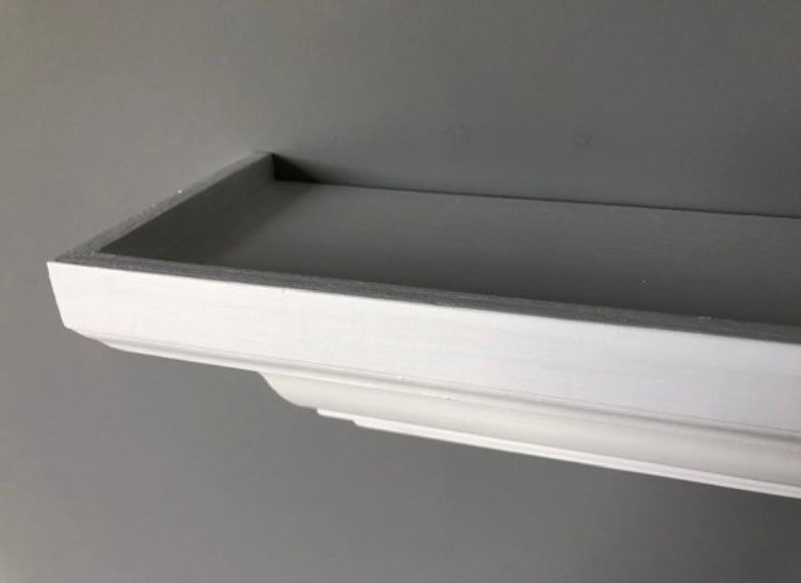 Shelf With Lip / Crown Molding Shelf With Lip / Floating Shelf Etsy