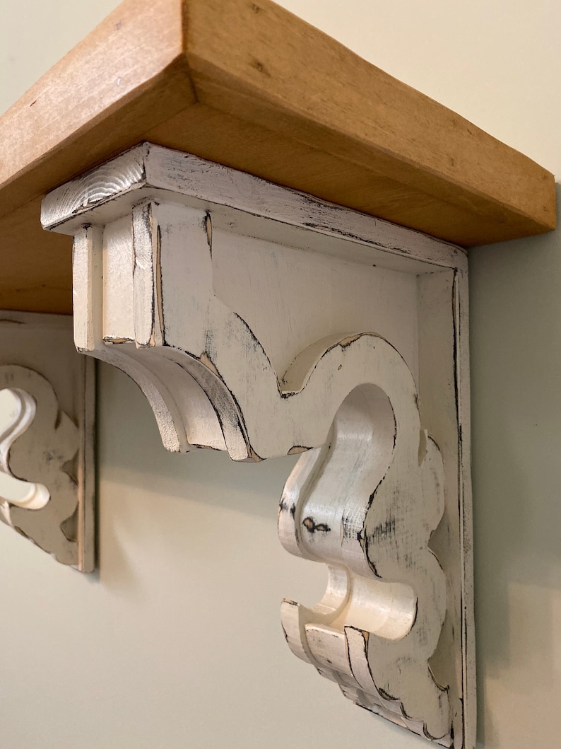 Large French Country Corbel Set / Farmhouse Corbels / Corbel Etsy