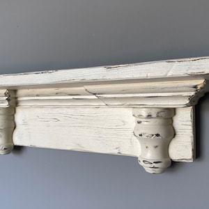 French Country Shelf / Farmhouse Shelf / Mantel Shelf / Kitchen Shelf / Floating Shelf / Bathroom Shelf image 1