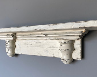 French Country Shelf / Farmhouse Shelf / Mantel Shelf / Kitchen Shelf / Floating Shelf / Bathroom Shelf