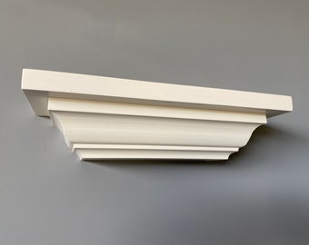 Crown Molding Shelf / Custom Color Crown Molding Shelves / Floating Shelf / Crown Molding Shelf