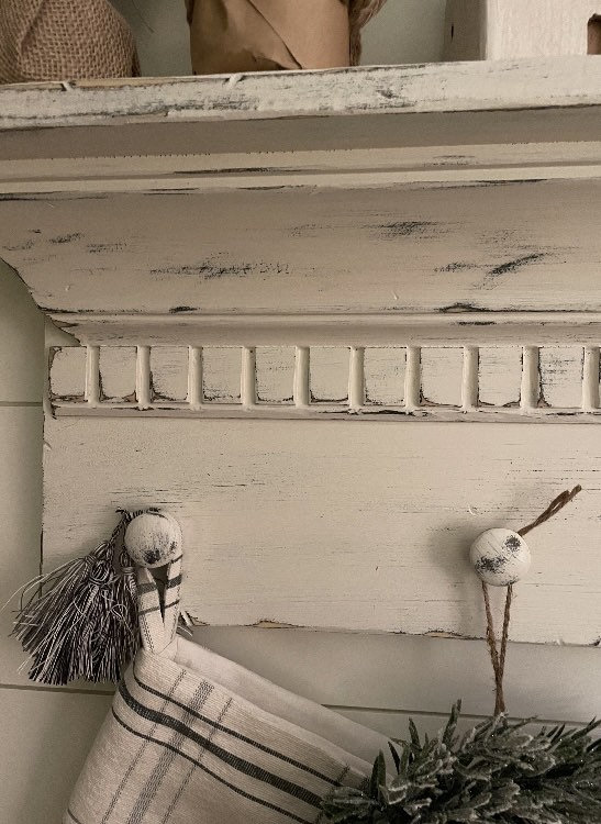 French Country Shelf With Knobs / Distressed Shelf With Knobs Etsy