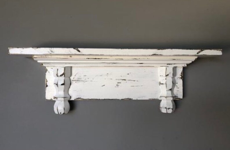 French Country Shelf / Distressed Floating Shelf / Kitchen Etsy