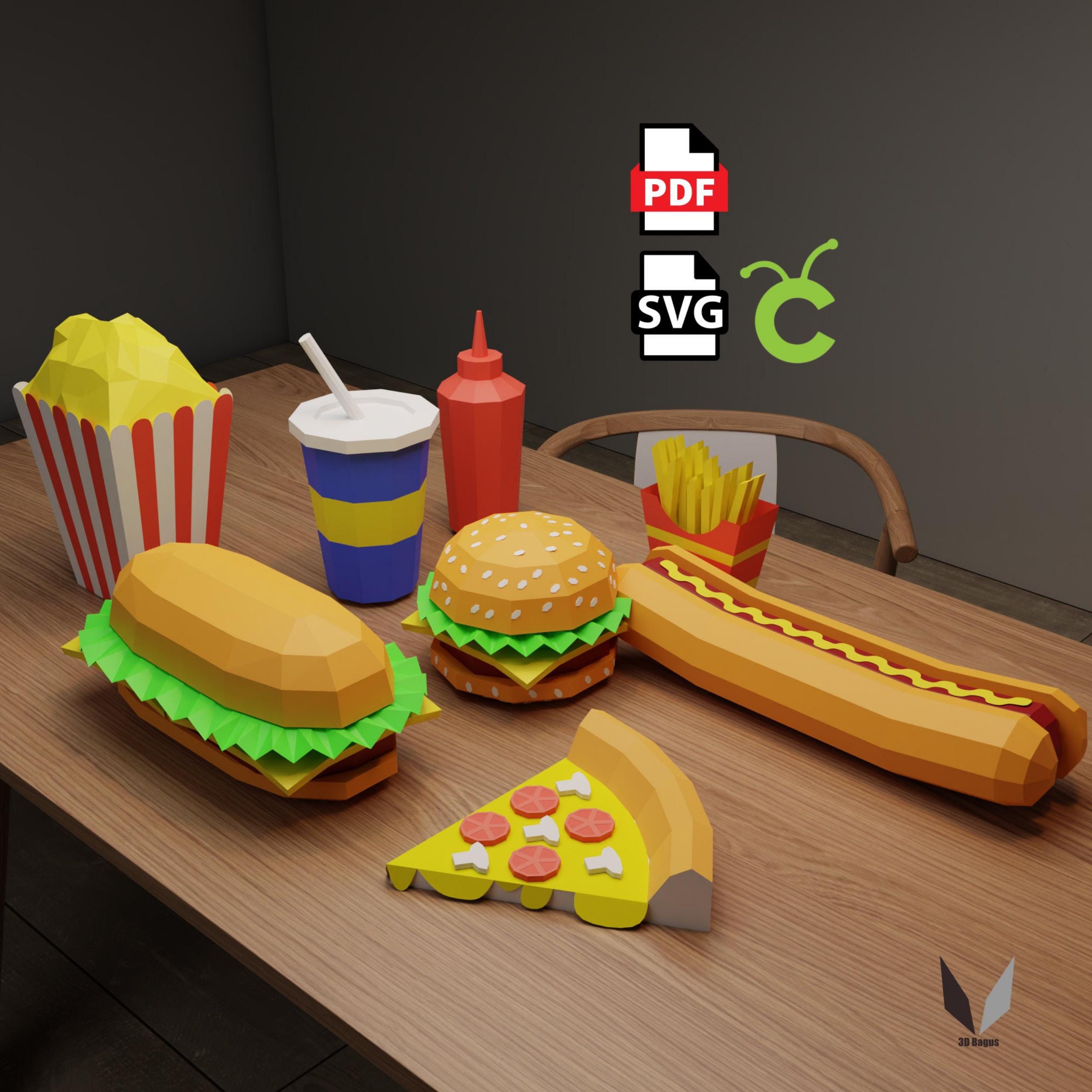 Origami burger - Etsy 日本