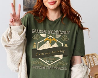 Riders Quadrant - Fourth Wing - Crew Neck T-shirt - Bookish T-shirt - Officially Licensed - Dragon Rider - The Empyrean Series Booktok