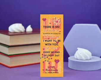 Love Theoretically Bookmark  Bibliophile Bookmark - Book Lover Gift - Romance Reader Bookmark