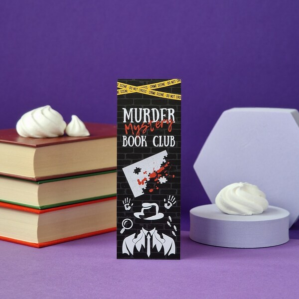 Murder Mystery Bookmark Etsy