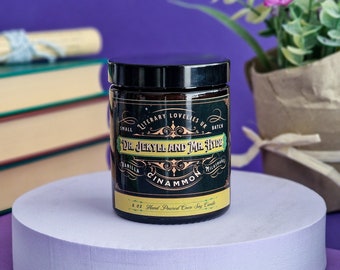 Dr. Jekyll and Mr. Hyde  Literary Candle - Bookish Soy Candle - Book Lover Gift - Autumnal Gift - Gifts for Readers