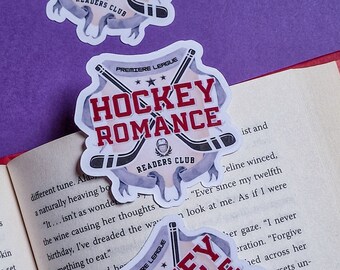 Hockey Romance Club - Bookish sticker - Waterproof Vinyl Sticker - Book Lover Gift