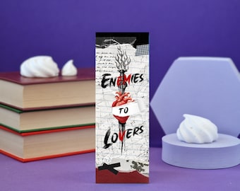 Enemies to Lovers 2 - Bibliophile Bookmark - Book Lover Gift - Romance Reader Bookmark - Reader Gifts