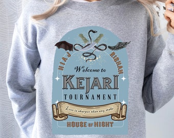 Kejari Tournament Sweatshirt - The Serpent and the Wings of Night - Bookish Sweatshirt - Carissa Broadbent Official Licensed Merch