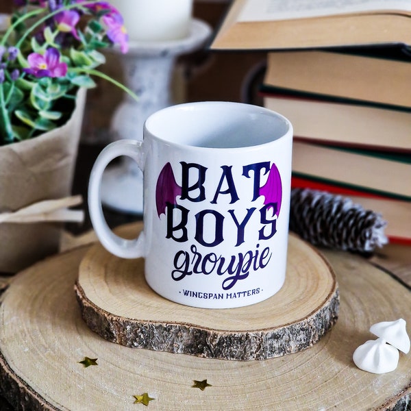 Bat Boys ACOTAR Mug  Ceramic Mug - Bookish gifts - ACOTAR fandom - Gifts for readers - Book Lover Mug-