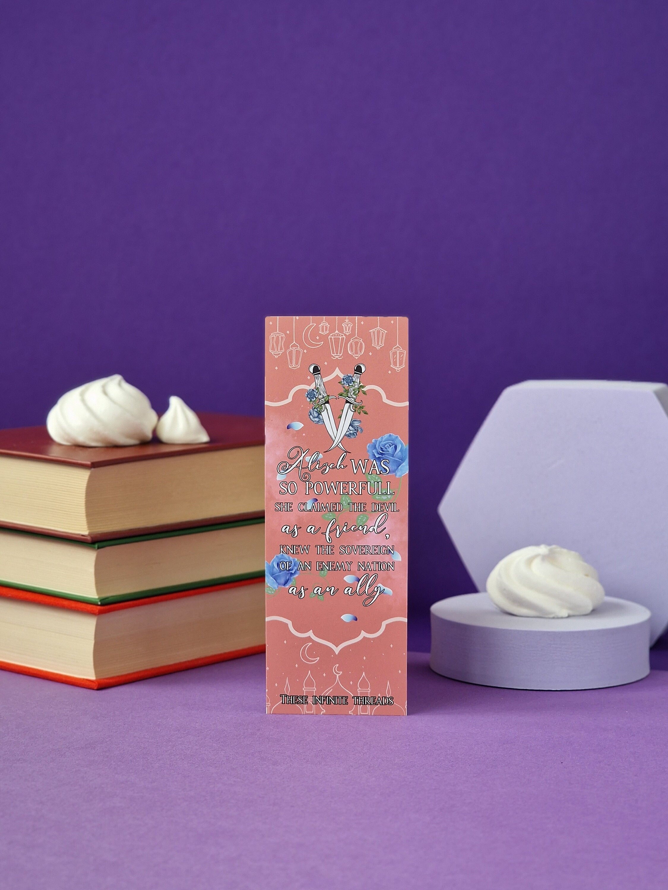 Ces fils infinis ont inspiré le signet bibliophile Book Lover Gift Romance  Reader Bookmark -  France