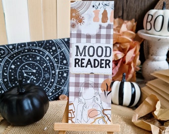 Mood Reader - Bibliophile Bookmark - Book Lover Gift - Bookish Gift - Autumn gifts- Mother's Day Gift
