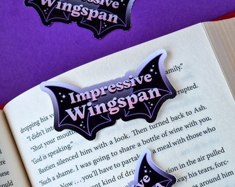 Impressive Wingspan  Bat Boys - Acotar inspired sticker - Bookish sticker - Waterproof Vinyl Sticker
