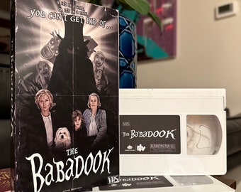 Babadook Custom VHS Art Piece (White)