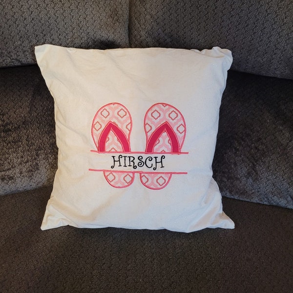Flip Flop Pillow Etsy