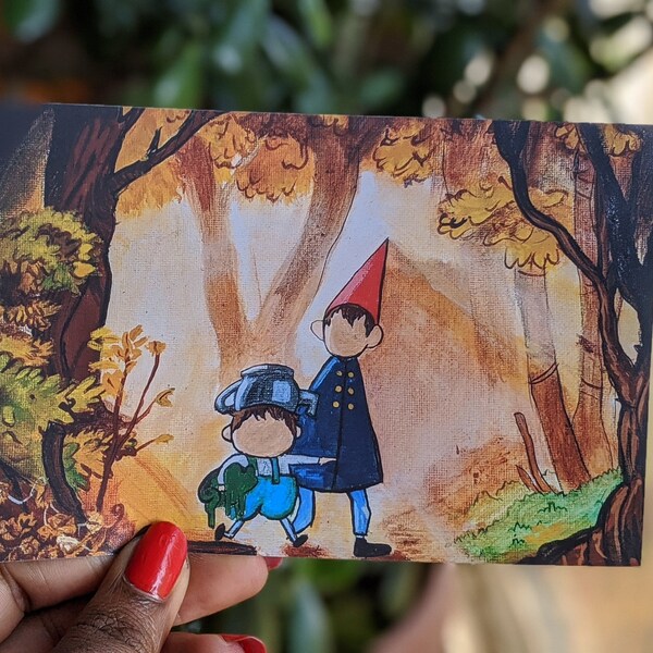 Over the Garden Wall Print Etsy