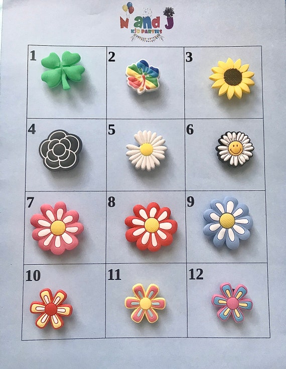 sunflower croc jibbitz