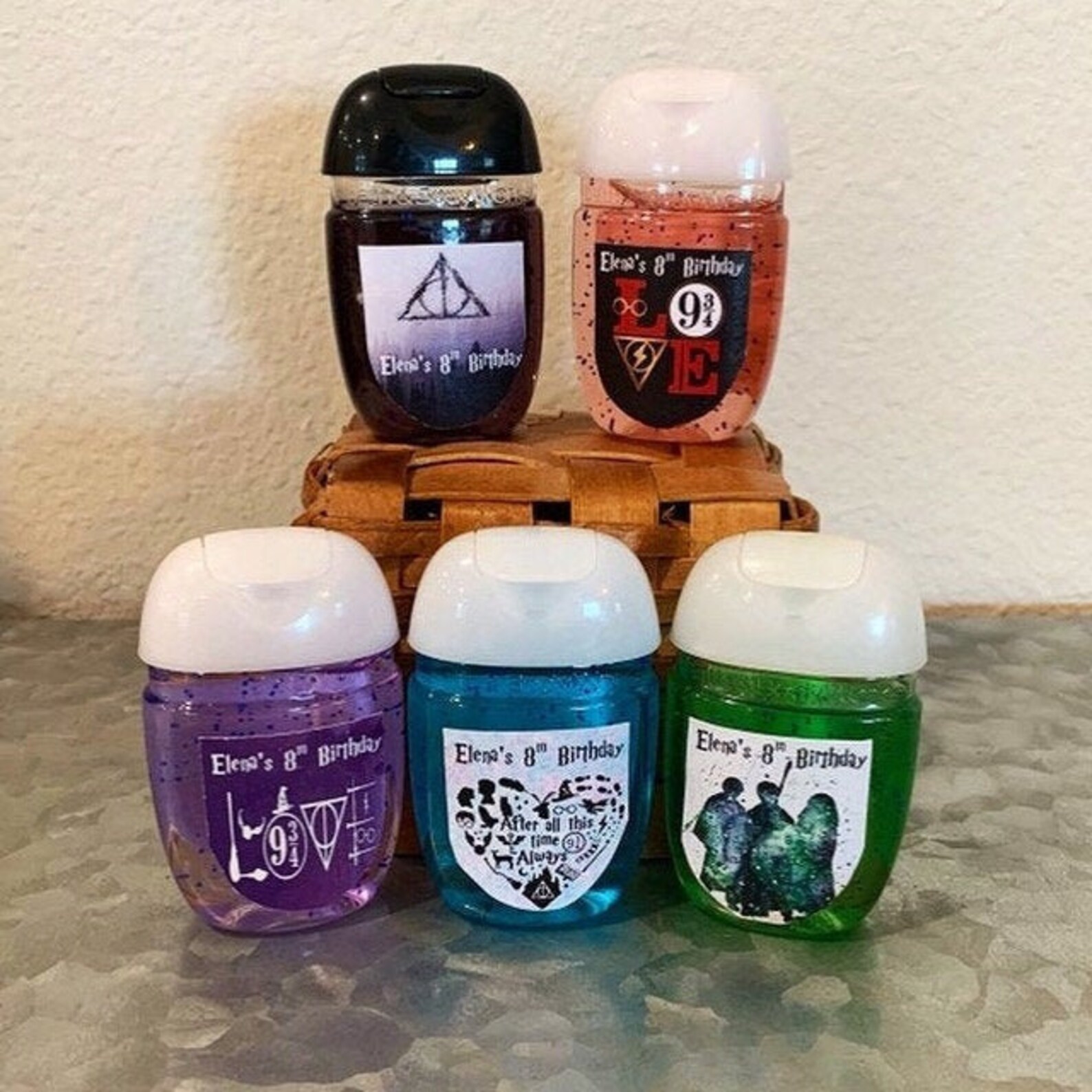 Harry Potter Custom Hand Sanitizer Labels Shower Gifts Party Etsy