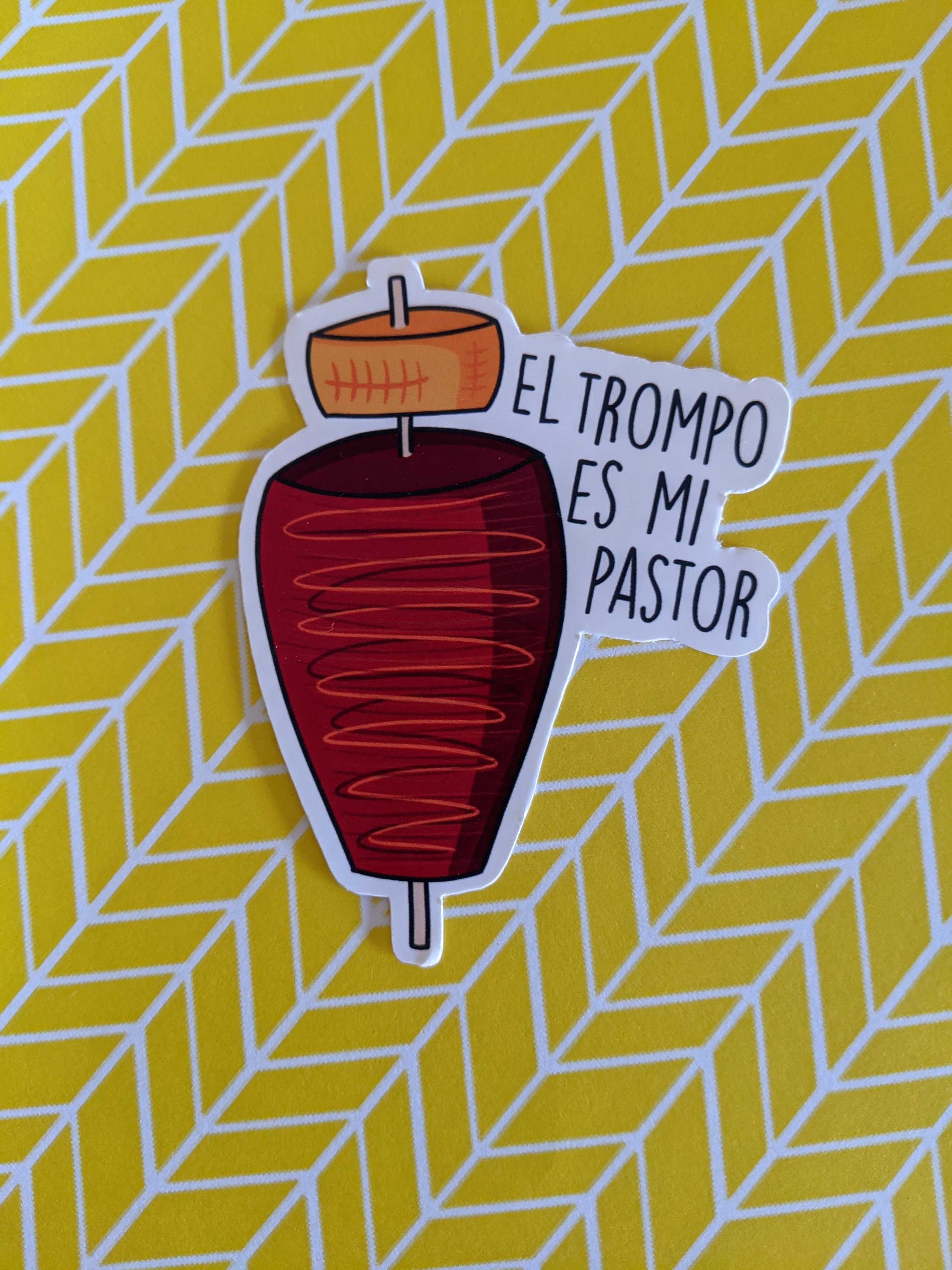 El Trompo Es Mi Pastor Funny Sticker in Spanish for Latinos - Etsy