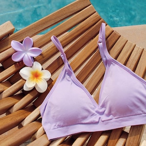 Buy 2 Get 1 Free Bralette, Triangle Padded Bralette (see description for details)