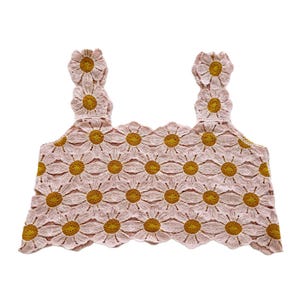 Daisy Crochet Tank Top (see description for details)