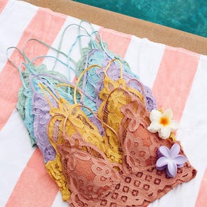 Crochet Lace Bralette (see description for details)