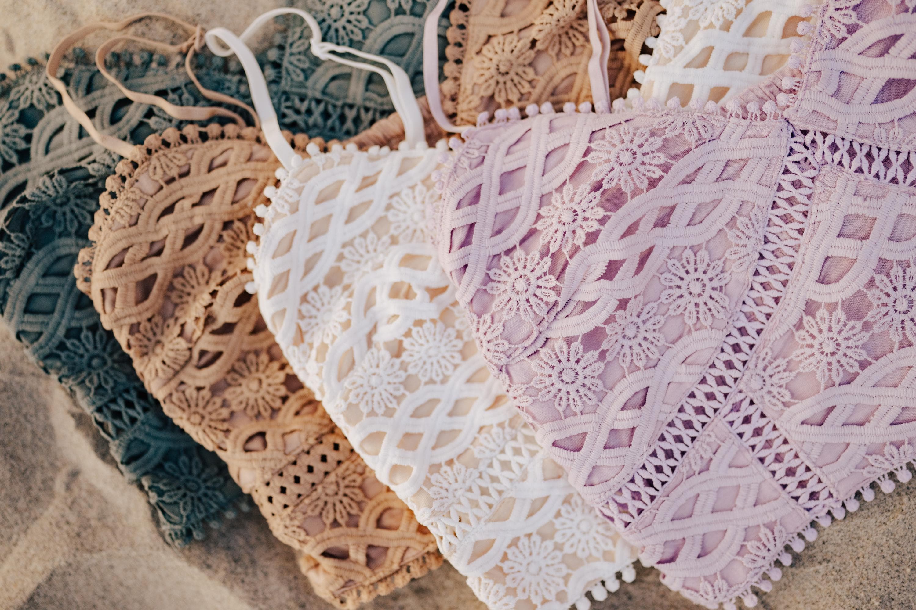 Crochet Lace Bralette (see description for details)