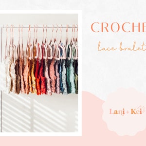 Buy 2 Get 1 Free Bralette, Crochet Lace Bralette (see description for details)