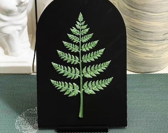 Fern Leaf Wall Decor, Botanical Arch Art, Housewarming gift,Minimalist Plant Decor, Nature Inspired Home Decoration