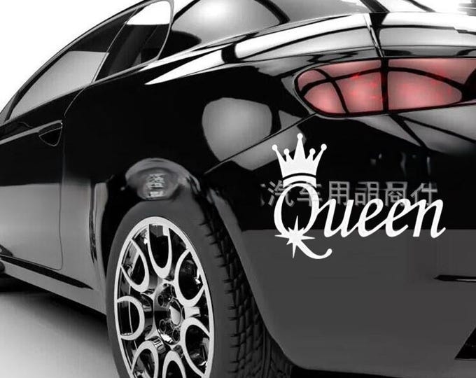 The Queen Humorous Decorative Car Decal Engraved Window Wall Vinyl Sticker