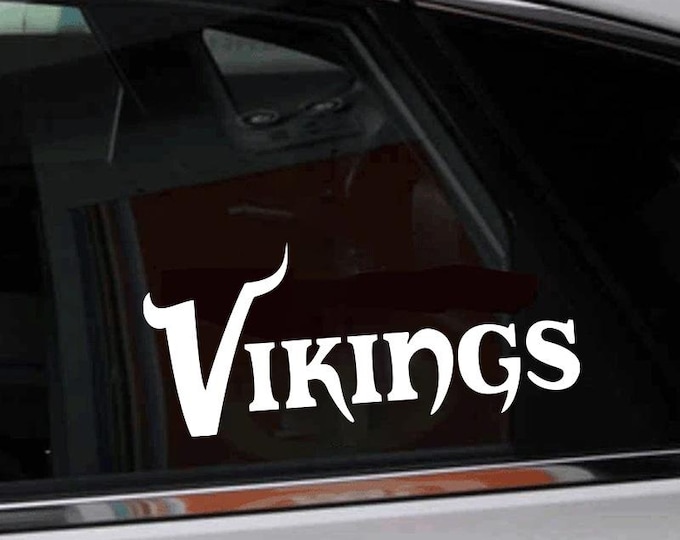 Trendy and Creative Viking-Themed English Car Body Decal Sticker