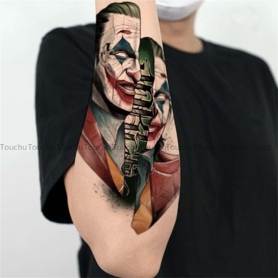 Share 80+ joker tattoo arm best in.cdgdbentre