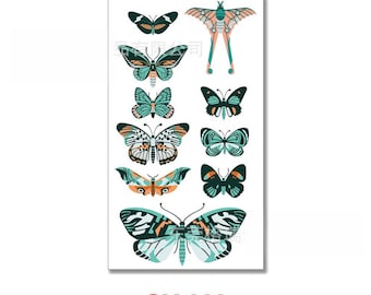 Body Art Arm / Chest / Thigh / Back Applies for All Body Parts Butterfly Illustration Tattoo Stickers