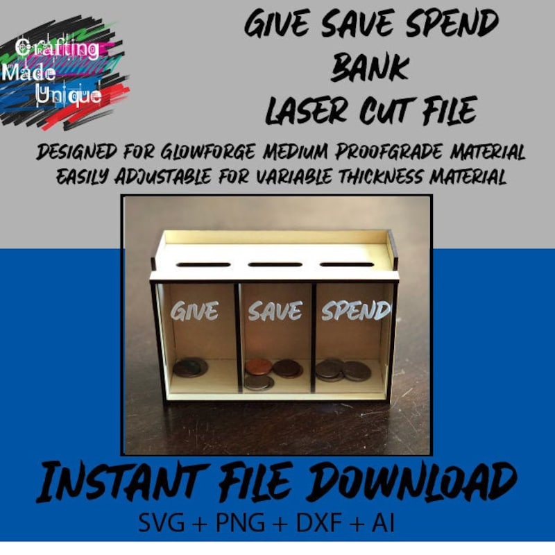 Give Save Spend - Etsy