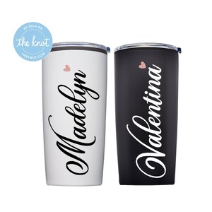Personalized Tumbler, Insulated Tumbler, Bridesmaid Gift, Custom Tumbler, Travel Mug, Personalized  Gift for Mom, Personalized Coffee Cup