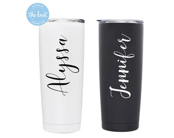 Personalized Coffee Mugs, Personalized Coffee Cup, Travel Coffee Mug, Stainless Steel Coffee Mug, Coffee Travel Cup, Bridesmaid Gift