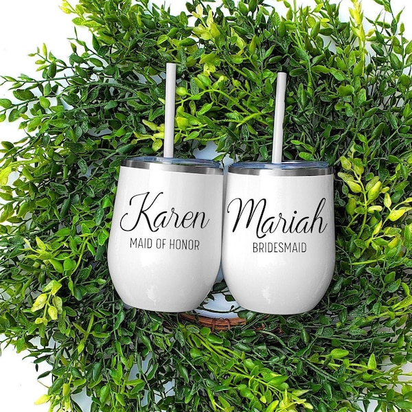 Rose Gold Wine Tumbler Etsy