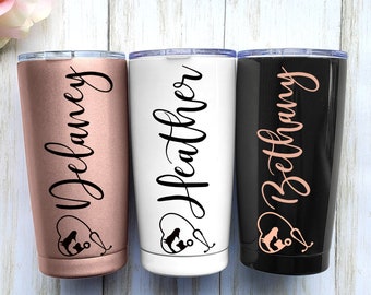 Personalized Cup For Veterinarian Vet Tech Gift 20oz insulated Tumbler Custom Cups Stainless Steel Tumbler Skinny Gift for Vet, set of, mug