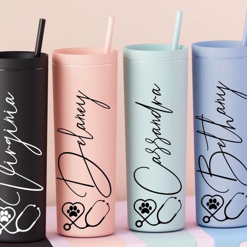 Veterinarian Gift Personalized Veterinarian Tumbler Vet Tech Etsy