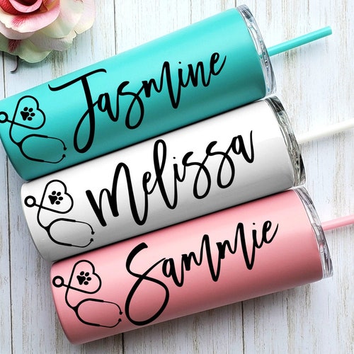 Personalized Cup for Veterinarian Vet Tech Gift 20oz Insulated Etsy