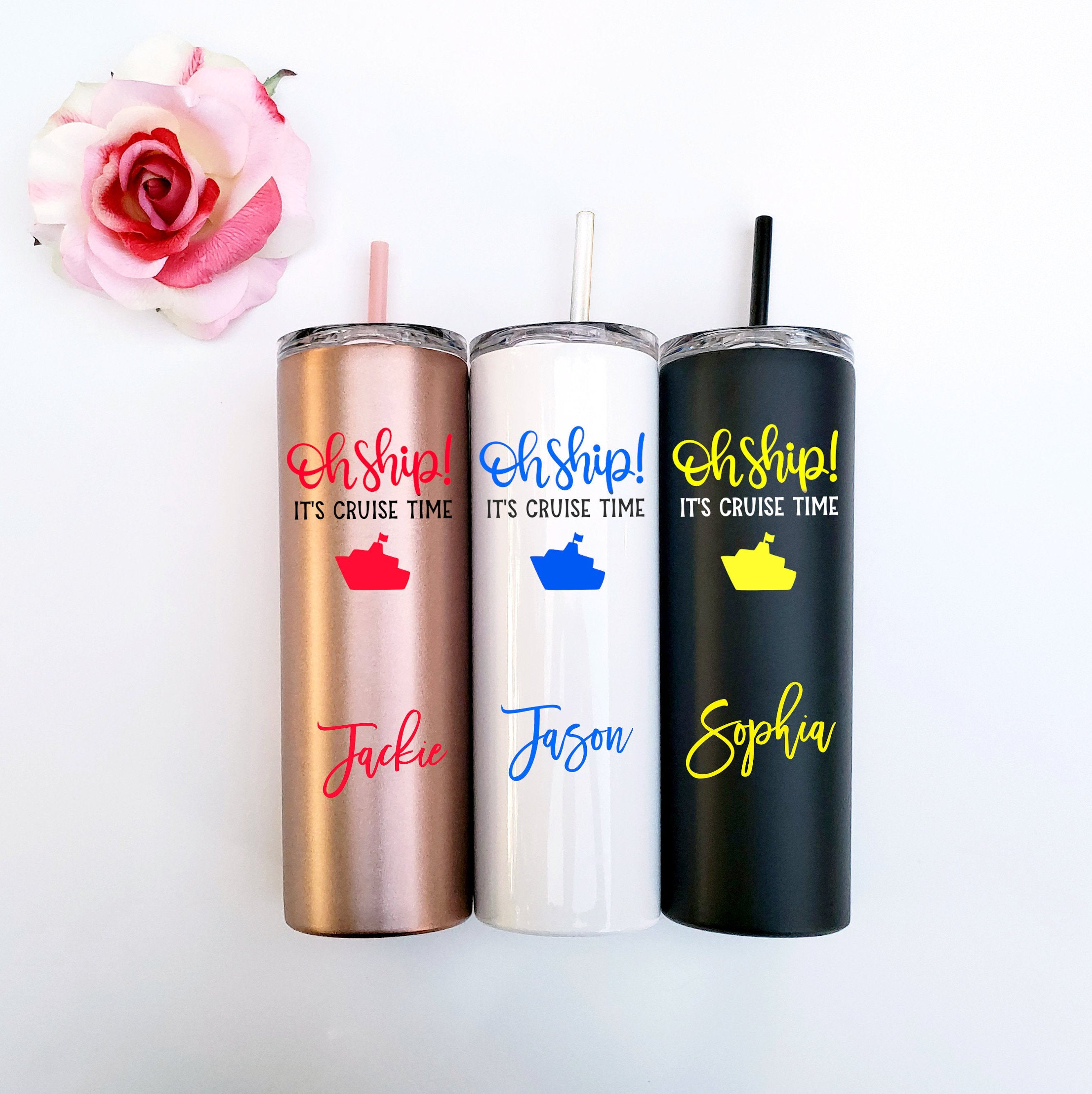 cruise themed tumblers