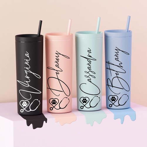 Personalized Cup for Veterinarian Vet Tech Gift 20oz Insulated Etsy